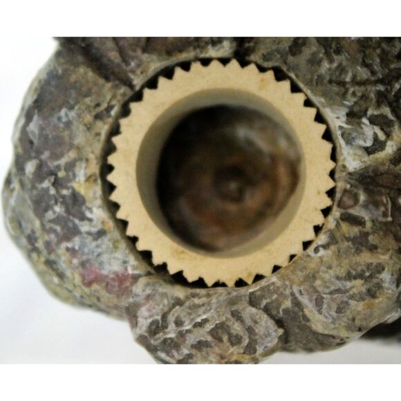 Nativity Mary Joseph Jesus Holy Family Scene Taper Candle Holder Sculpture Stone - Picture 6 of 12